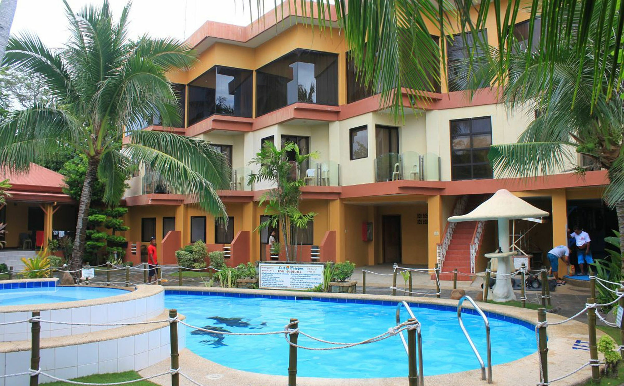 Lost Horizon Beach Dive Resort Bohol Exteriör bild